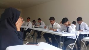 Para siswa Psikotes pemagangan diharapkan dapat mengerjakan psikotes dengan jujur apa adanya