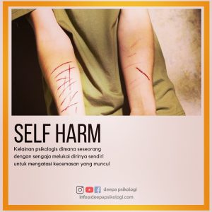 Dengan mengikuti seminar self harm, harapannya kita menjadi tahu bagaimana menyikapi kasus self harm bagi diri sendiri, dan orang lain di sekitar kita